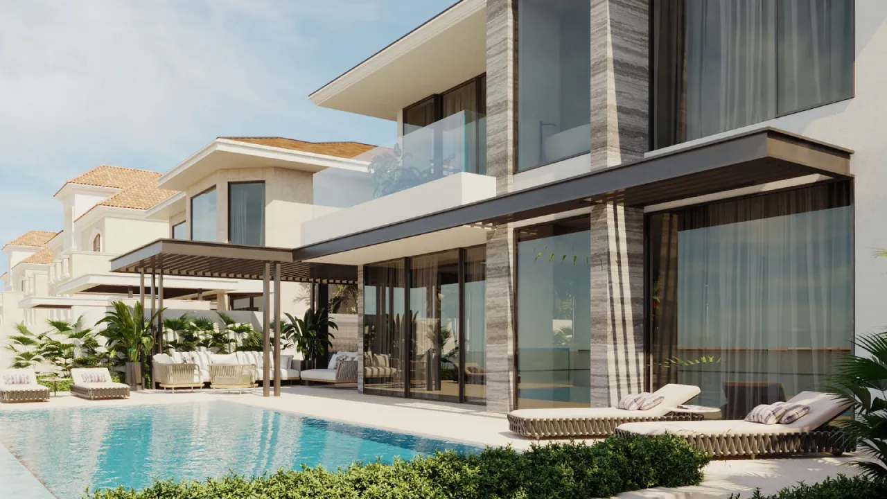 Civil construction and renovation works for a contemporary villa in Dubai Civil construction and renovation works for a contemporary villa in Dubai